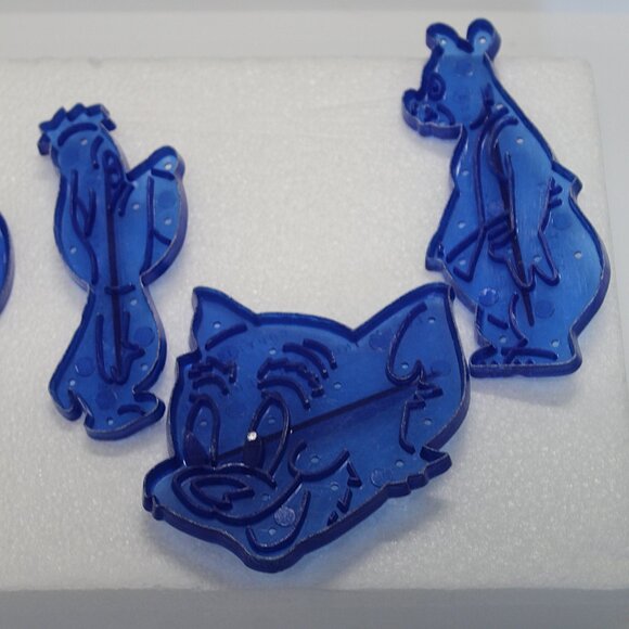 Retro 1965 Vintage Tom and Jerry cookie cutters set of 6 - Picture 14 of 16